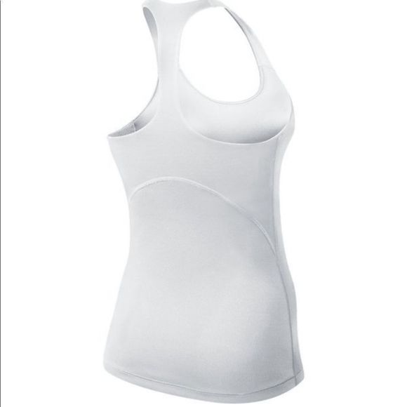 NWOT Nike Tank Top I-Beam White Women’s Size Large Slim Fit - Picture 2 of 11